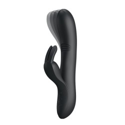 Dylan Black Waving Rechargeable 3 motors - 4 waving modes and 7 vibration modes