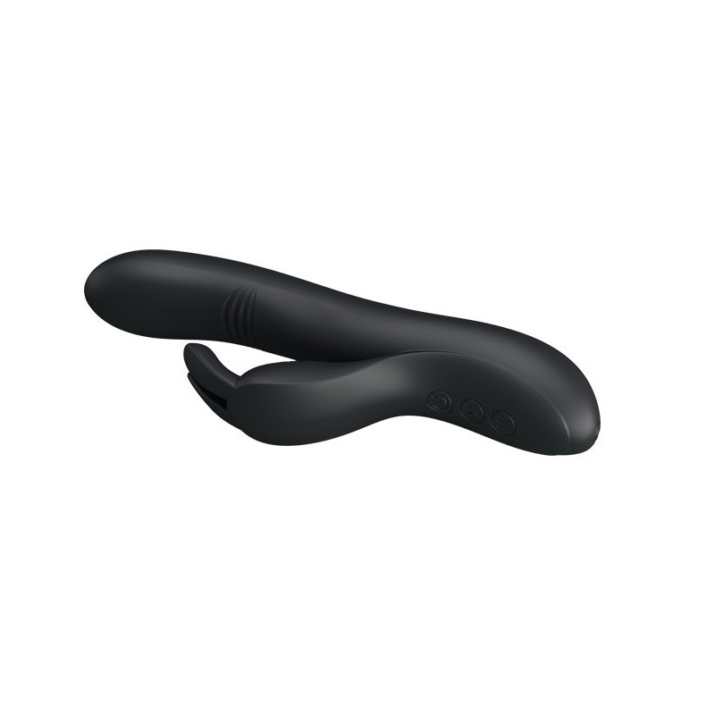 Dylan Black Waving Rechargeable 3 moteurs - 4 modes d’ondulation et 7 modes de vibration