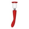 ROTE REVOLUTION GEORGIEN. Vibrator - Absauger, 2 Motoren. Wiederaufladbar