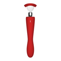 ROTE REVOLUTION GEORGIEN. Vibrator - Absauger, 2 Motoren. Wiederaufladbar