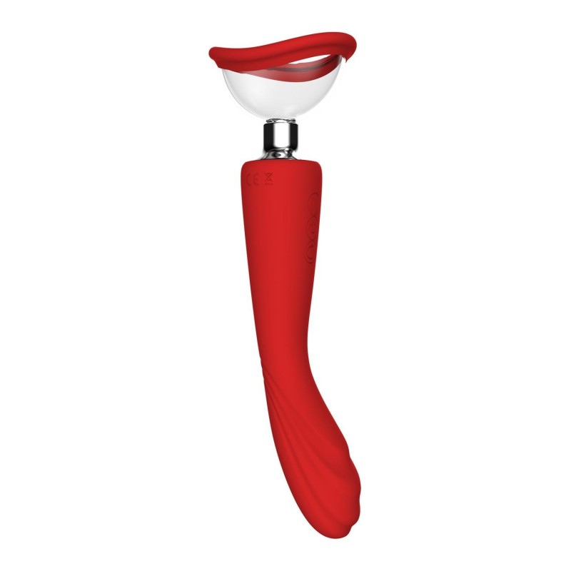 RED REVOLUTION GEORGIA. Vibrator - suctioner, 2 motors. Rechargeable