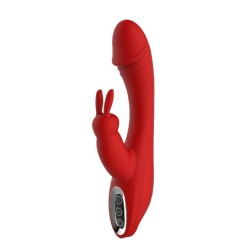 RED REVOLUTION ARTEMIS. Double rabbit vibrator, 2 motors. Rechargeable