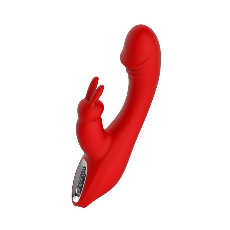 RED REVOLUTION ARTEMIS. Double rabbit vibrator, 2 motors. Rechargeable