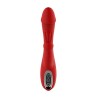 RÉVOLUTION ROUGE ARTÉMIS. Double vibrateur lapin, 2 moteurs. Rechargeable