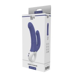 VIBES D’AMOUR DOUBLE PLAISIR. Double vibrateur, 2 moteurs. Rechargeable