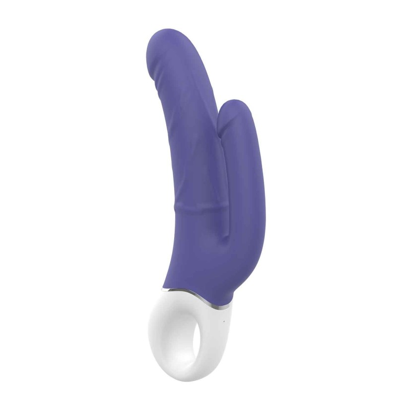 VIBES D’AMOUR DOUBLE PLAISIR. Double vibrateur, 2 moteurs. Rechargeable