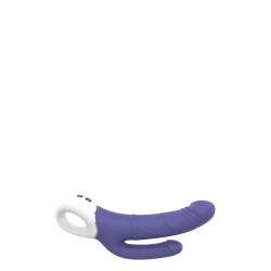 SCHWINGUNGEN DER LIEBE DOPPELTES VERGNÜGEN. Doppelvibrator, 2 Motoren. Wiederaufladbar