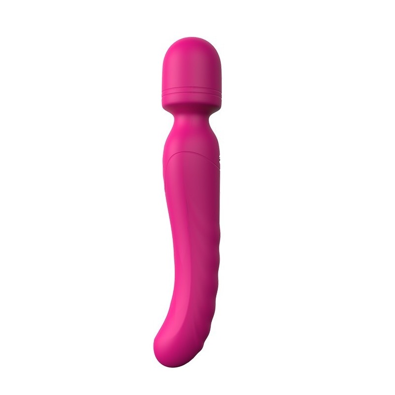 VIBES OF LOVE CHAUFFANT BODYWAND. Double vibrateur, 2 moteurs. Chaleur. Rechargeable