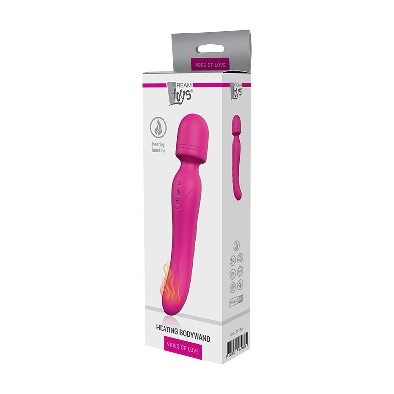 VIBES OF LOVE HEATING BODYWAND. Double vibrator, 2 motors. Heat. Rechargeable