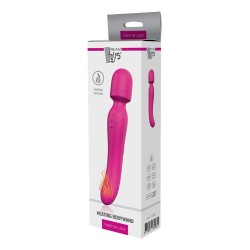 VIBES OF LOVE HEATING BODYWAND. Vibrador doble, 2 motores. Calor. Recargable