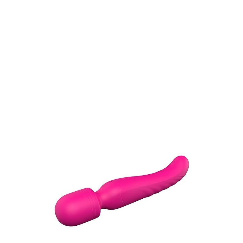 VIBRAZIONI D'AMORE CHE RISCALDANO BODYWAND. Doppio vibratore, 2 motori. Calore. Ricaricabile