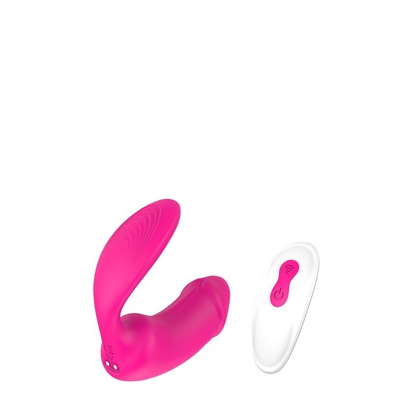 VIBRAZIONI D'AMORE REMOTO DUO PLEASER. Vibratore telecomandato. Ricaricabile