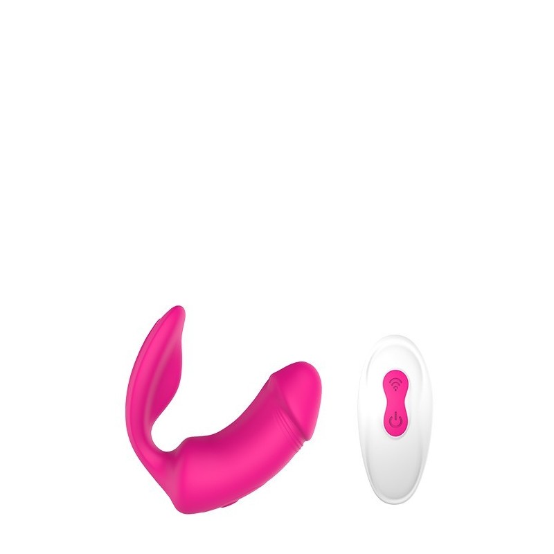 VIBES OF LOVE REMOTE DUO PLEASER. Vibrador de controle remoto. Recarregável