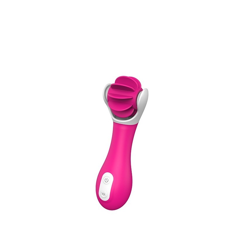 VIBES OF LOVE WHEEL OF FORTUNE. Double vibrator with rotating tongue. Rechargeable