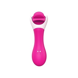 VIBES DE LA ROUE DE L’AMOUR DE LA FORTUNE. Double vibrateur avec languette rotative. Rechargeable