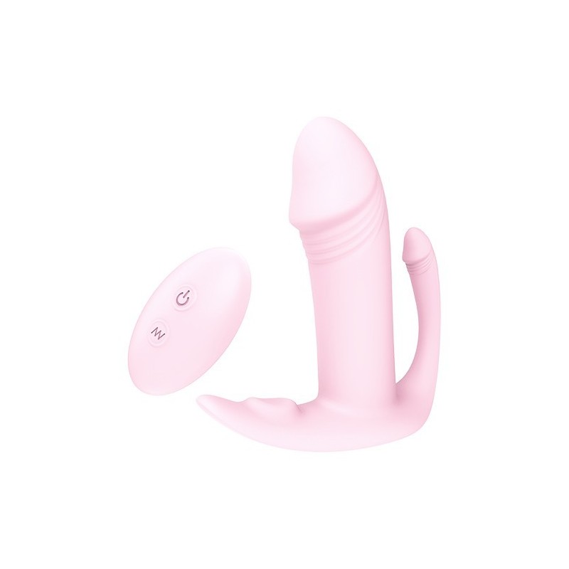 VIBRAZIONI D'AMORE REMOTO TRI-PIACERE. Vibratore telecomandato. Ricaricabile