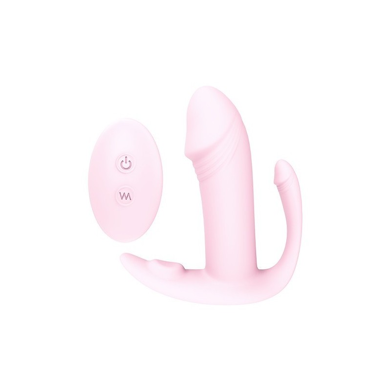 VIBES OF LOVE TRI-PLEASURER À DISTANCE. Vibromasseur télécommandé. Rechargeable