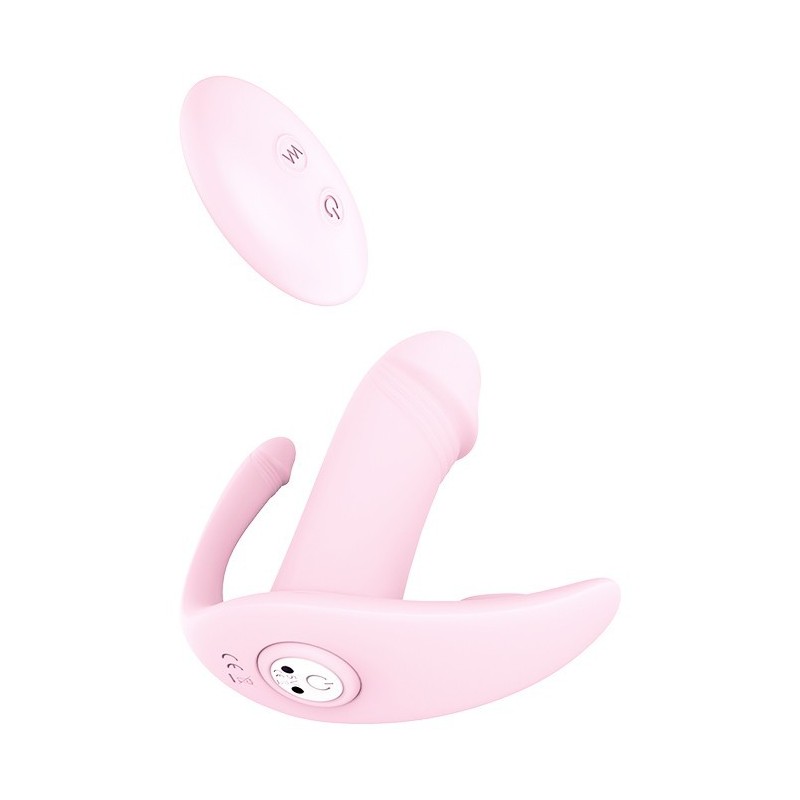VIBES OF LOVE TRI-PLEASURER À DISTANCE. Vibromasseur télécommandé. Rechargeable