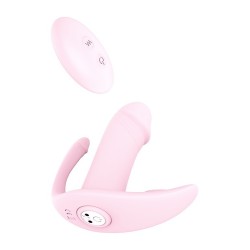 VIBES OF LOVE TRI-PLEASURER À DISTANCE. Vibromasseur télécommandé. Rechargeable
