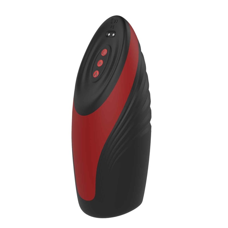 HEATING SUCK MACHINE - Masturbator mit Saugung, Vibration und Wärme - wiederaufladbar