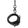 Esposas Negras con cadena metálica negra de 10cm- BLAZE