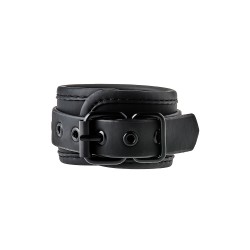 Black handcuffs with black metal chain of 10cm- BLAZE