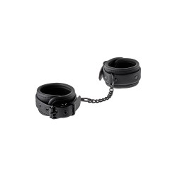 Esposas Negras con cadena metálica negra de 10cm- BLAZE