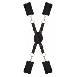 Conjunto de fixação da cama com pulseiras e tornozeleiras - BLAZE