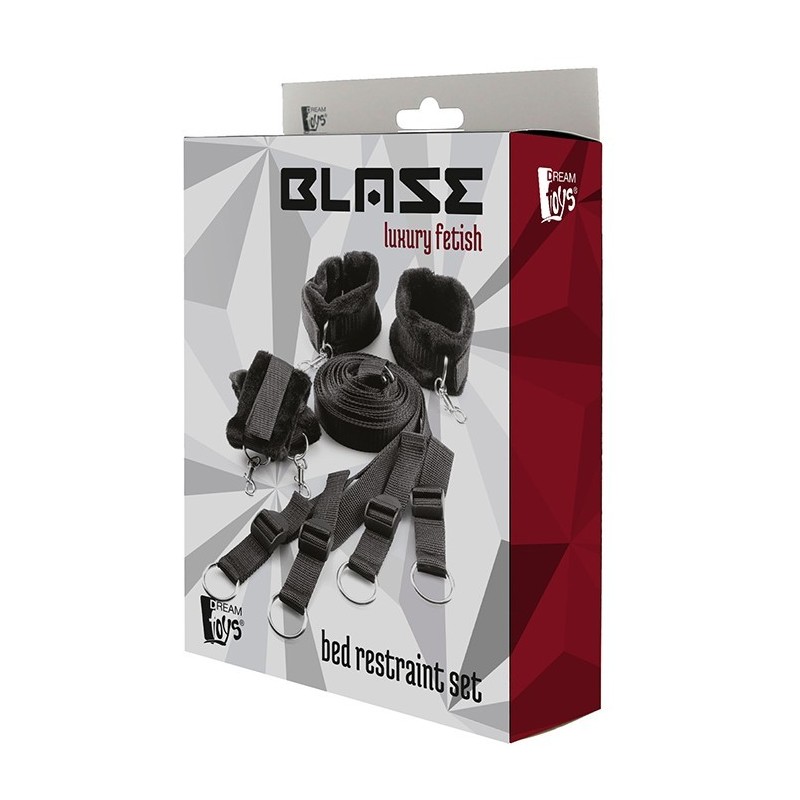 Bed fastening set with wristbands and ankle bracelets - BLAZE
