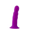SOLID LOVE PREMIUM RIBBED DILDO PURPLE - Termorreagente