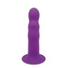 SOLID LOVE PREMIUM RIBBED DILDO PURPLE - Thermoréactif