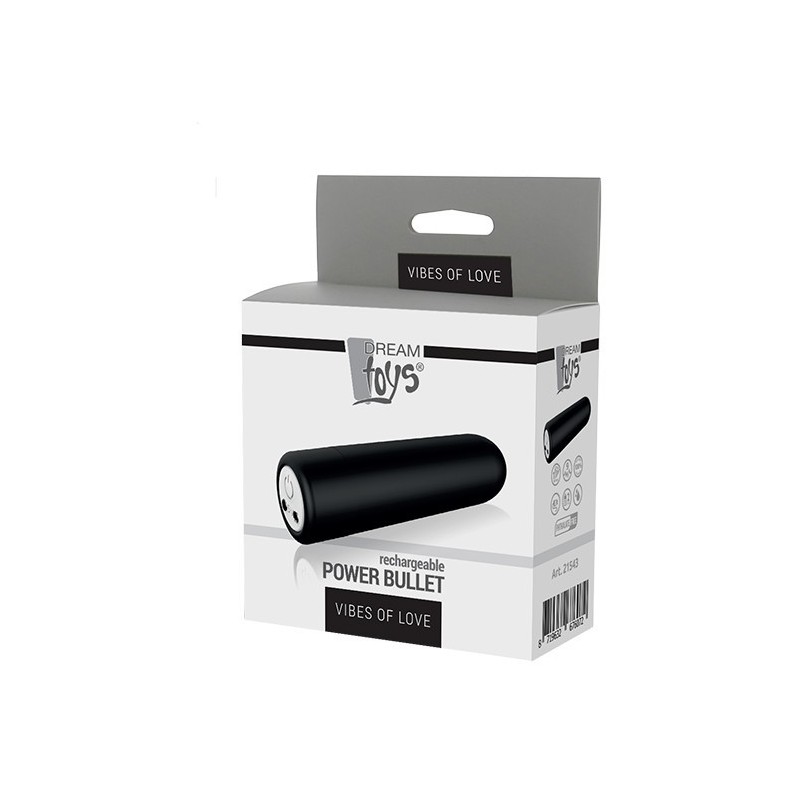 POWER BULLET RECHARGEABLE 9 MODES SILICONE