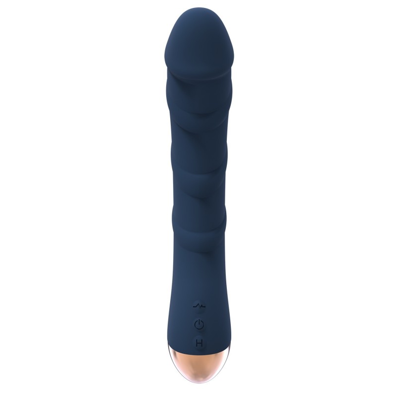 GODDESS COLLECTION ATLAS. Silicona Liquida. Vibrador 12 modos. Efecto Calor. Recargable