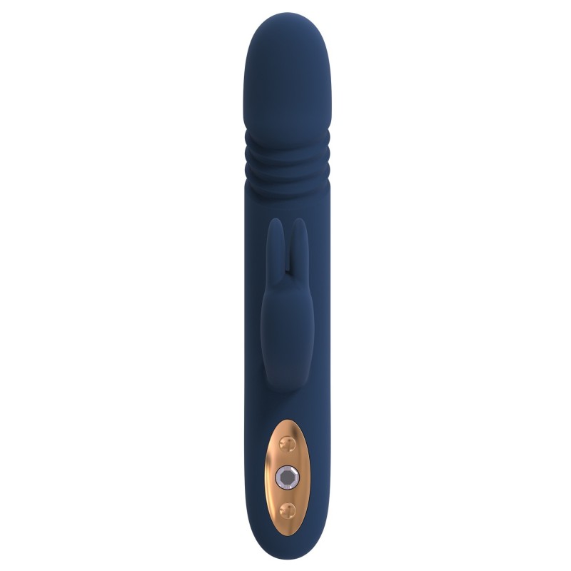 DEUSA COLEÇÃO ZEPHYROS. Propulsor - função push. Silicone líquido. Vibrador duplo 10 modos. Recarregável