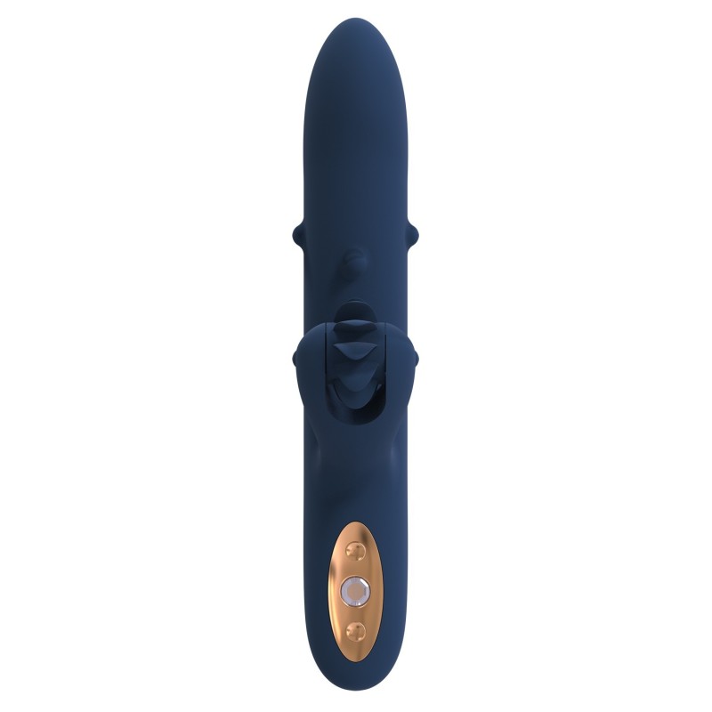 COLLEZIONE DEA ATENA. Simulatore di sesso orale. Silicone liquido. Doppio vibratore 10 modalità. Ricaricabile