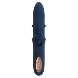 GÖTTINNEN-SAMMLUNG ATHENE. Oralsex-Simulator. Flüssiges Silikon. Doppelvibrator 10 Modi. Wiederaufladbar