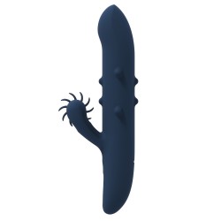 GODDESS COLLECTION ATHENA. Simulador sexo oral. Silicona Liquida. Vibrador doble 10 modos. Recargable