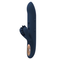 GODDESS COLLECTION ATHENA. Simulador sexo oral. Silicona Liquida. Vibrador doble 10 modos. Recargable
