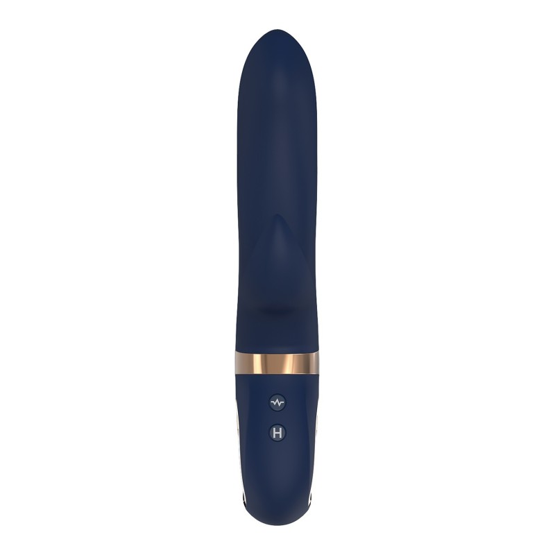 GODDESS COLLECTION ATROPOS. Silicona Liquida. Vibrador doble 10 modos, modo calor. Recargable