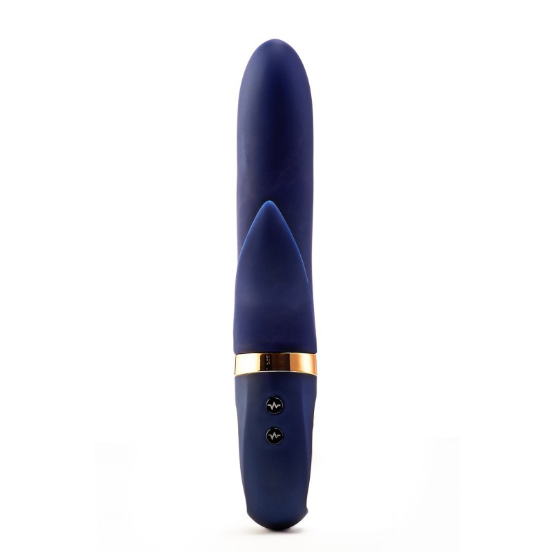 GODDESS KOLLEKTION ATROPOS. Flüssiges Silikon. Doppelvibrator 10 Modi, Heizmodus. Wiederaufladbar