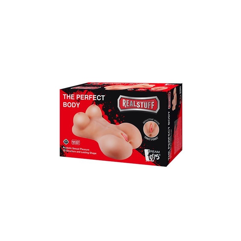 Mega Masturbator Tamanho Vida Torso 50 x 28 cm - REALSTUFF O CORPO PERFEITO