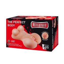 Torso Mega masturbador tamaño real 50 x 28 cm - REALSTUFF THE PERFECT BODY
