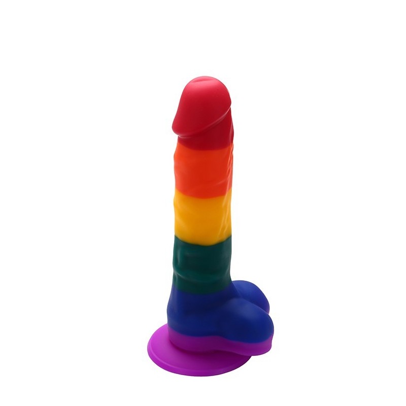GODE ARC-EN-CIEL COLORÉ 20x3,8cm