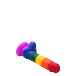 COLOURFUL RAINBOW DILDO 20x3,8cm