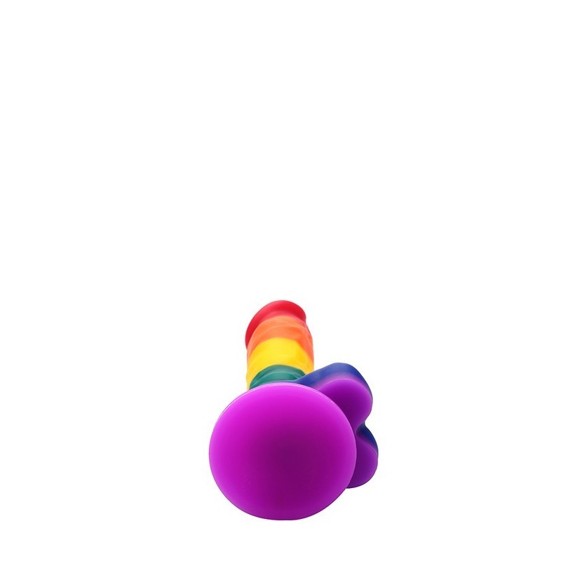 COLOURFUL RAINBOW DILDO 20x3,8cm