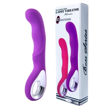 G-Spot Vibrador roxo recarregável 10 modos