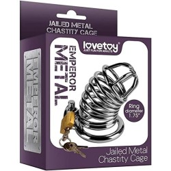 Jaula Pene - Cinturón de Castidad- Metal Chastity Cage