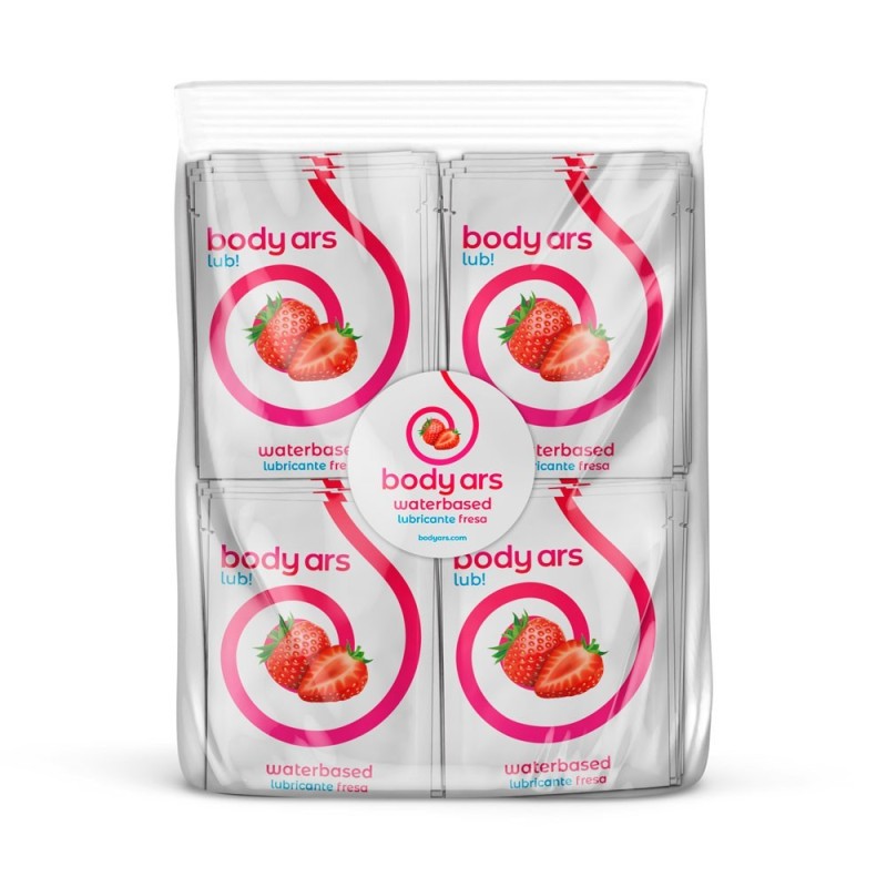 100 baccelli di fragola Ars Lubrificante Corpo all'acqua - circa 4 ml