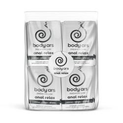 100 vagens Lubrificante anal Relax Body Ars base de água 100x4 ml