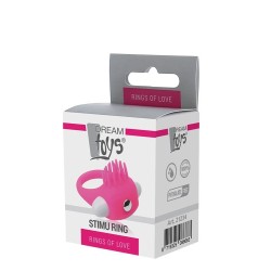 PINK STIMU-RING VIBRATING RING - RINGS OF LOVE